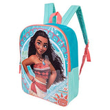 Disney's Moana Backpack Combo Set - Disney Moana Girls' 3 Piece Backpack Set - Backpack, Waterbottle and Carabina (Teal/Turq)