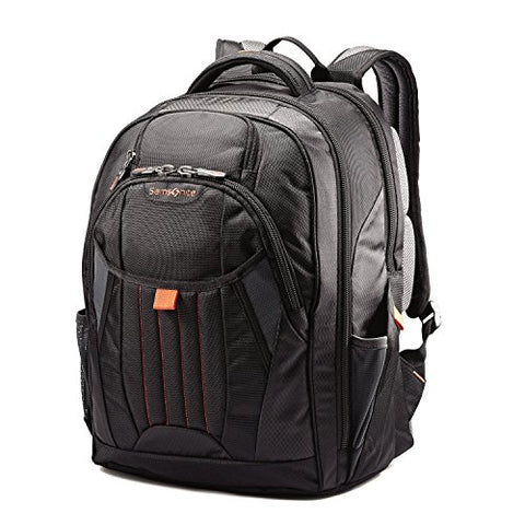 Samsonite Tectonic 2 Large Backpack, Black/Orange, One Size