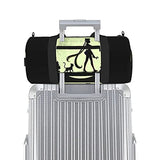 Anime Sai-lor Mo-on Sports Gym Bag with Wet Pocket & Shoes Compartment, Travel Duffel Bag Workout Bag for Men and Women