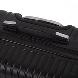 New Black 3 Pcs Luggage Travel Set Bag Abs Trolley Suitcase