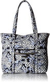 Vera Bradley Iconic Vera Tote-Signature, Snow Lotus, One Size