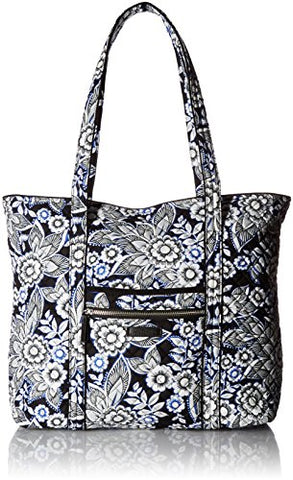 Vera Bradley Iconic Vera Tote-Signature, Snow Lotus, One Size