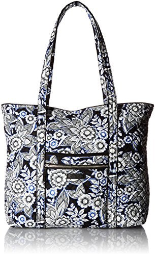 Vera Bradley Iconic Vera Tote-Signature, Snow Lotus, One Size