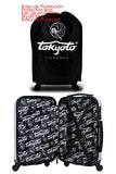 Tokyoto Luggage Carry-On Trolley Cabin Suitcase Travel Bag - Big Mouth (Trolley + Charger)