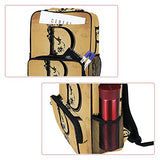 LORVIES Initials-Letter-D School Bag for Student Bookbag Women Travel Backpack Casual Daypack Travel Hiking Camping