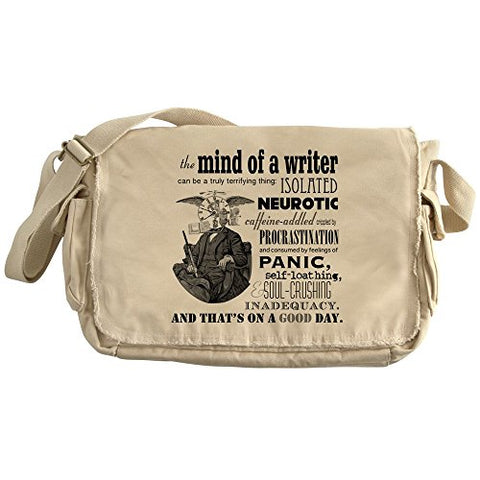 Cafepress - The Mind Of A Writer - Unique Messenger Bag, Canvas Courier Bag