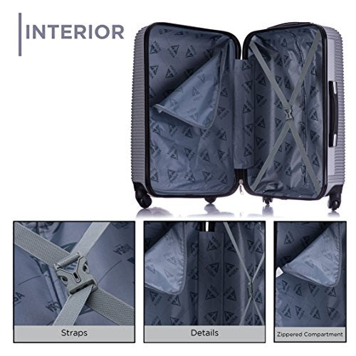 Shop Inusa Royal Collection 3Piece Lightweig Luggage Factory