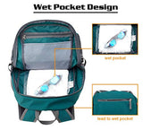 Venture Pal 40L Lightweight Packable Travel Hiking Backpack Daypack-Green