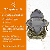 MYSTERY RANCH 2 Day Assault Backpack - Tactical Daypack Molle Hiking Packs, Forest, L/XL