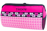 Sassi Designs Dance Duffle With Dots And Hearts
