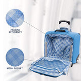 Travelpro Luggage Maxlite 5 16" Lightweight Carry-on Rolling Tote Suitcase, Azure Blue