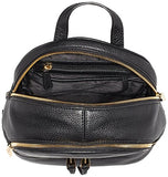 MICHAEL Michael Kors Rhea Zip Medium Leather Backpack, Black