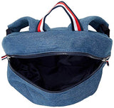 Tommy Hilfiger Women's Backpack Patriot Colorblock Canvas, Indigo