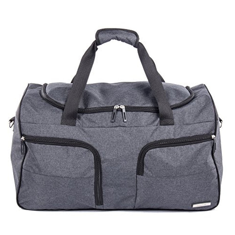 Bugatti Ryan Duffle Bag, Polyester, Charcoal