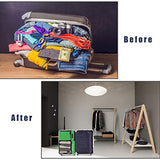 BAGAIL Packing Cubes System 7-Pcs Travel Organizer Accessories for Carry On Luggage with Shoe Bag & Toiletry Bags Lime Green