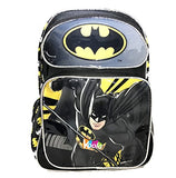 12" DC Comics Batman Boys School Backpack Book Bag Kids Children