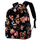 LORVIES Butterflies Tropical Japanese Flowers Magnolia Flowers Backpacks for Traveling Hiking Shopping
