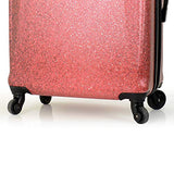 Mia Toro Italy Ofena Hardside 26 Inch Spinner Luggage, Red