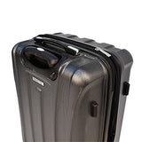 Mia Toro Luggage Tasca Fusion Hardside Spinner Carry-On, White, One Size