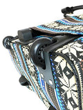 Trendy Flyer Computer/Laptop Rolling Bag 2 Wheel Case Tribal Blue