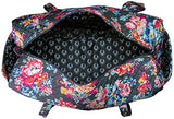 Vera Bradley Iconic Large Travel Duffel, Signature Cotton, Pretty Posies