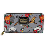 Loungefly x Harry Potter Tattoo Allover-Print Wallet (Multicolored, One Size)