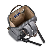 Briggs & Riley Kinzie Street, Framed Wide-Mouth Backpack, Grey