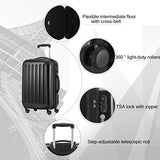 Hauptstadtkoffer-Alex-Carry On Luggage Suitcase Hardside Spinner Trolley Expandable 20¡° Tsa Black