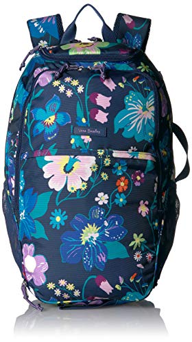 Vera Bradley Lighten Up Journey Backpack, Polyester, Firefly Garden