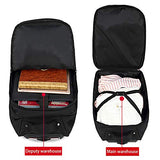 Wheeled Laptop Backpack 18" Rolling Carry-On Trolley School Bags Travel Luggage