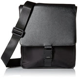 Calvin Klein Men's Nylon/Saffiano City Bag, Black
