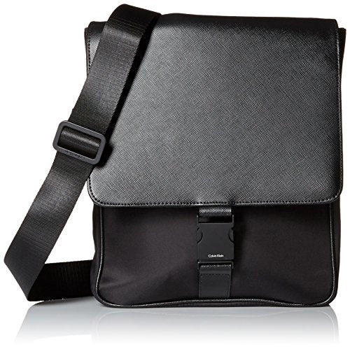 Calvin Klein, Bags, Calvin Klein Black Saffiano Leather Tote