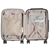 Olympia Whistler Ii 3 Piece Luggage Set 21/25/29 Inch, Purple