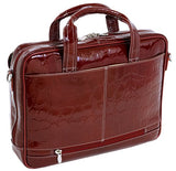 Siamod Settembre 35526 Cherry Red Leather Medium Ladies’ Laptop Brief