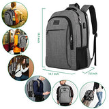 Travel Laptop Backpack,Business Anti Theft Slim Durable Laptops Backpack With Usb Charging Port