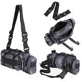 Aw Black Pythons Grain Waterproof Camping Bag 23X19X5.5" Backpack Military Tactical Travel Hike
