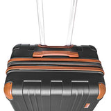 Gabbiano Bravo Collection 3 Piece Hardside Spinner Luggage Set (Black)