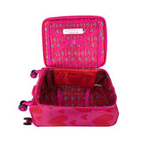 Cloe by Agatha Ruiz de la Prada Checked Medium 24" inch Luggage with 360º-spinner wheels in Magenta Color