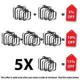 Clear Compression Packing Cubes 3 Set - Bags for Travel - Luggage Cube Organizer