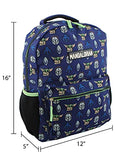 Star Wars Mandalorian Baby Yoda Boy's Girl's Adult 16 Inch School Backpack (One Size, Blue/Green)