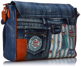 Nicole Lee Messenger Bag With 15 Inch Laptop Compartment, Doll House Mint, One Size