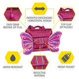 Bixbee Kids Backpack, Sparkalicious Ruby Raspberry Butterflyer, Small