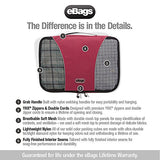 eBags Small/Medium/Large Packing Cubes for Travel - 6pc Sampler Set - (Tangerine)