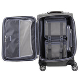 Travelpro Luggage Platinum Elite 20" Carry-On Expandable Business Spinner W/Usb Port, Vintage Grey