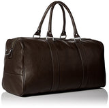 Cole Haan Men'S Pebble Leather Duffle, Chocolate, One Size