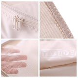 JJ POWER Lightweight Travel Packing Cubes –Multi function, Durable 6 Piece (Cream)