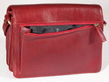 Derek Alexander East/West Half Flap Multi Compartment, Red