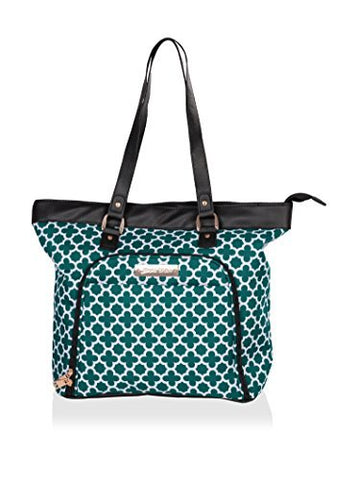 Jenni Chan Aria Broadway 18" Computer Tote (Green/Teal)