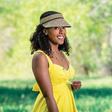 Wallaroo Hat Company Bianca Visor - Women'S Hat - 100% Paper Braid