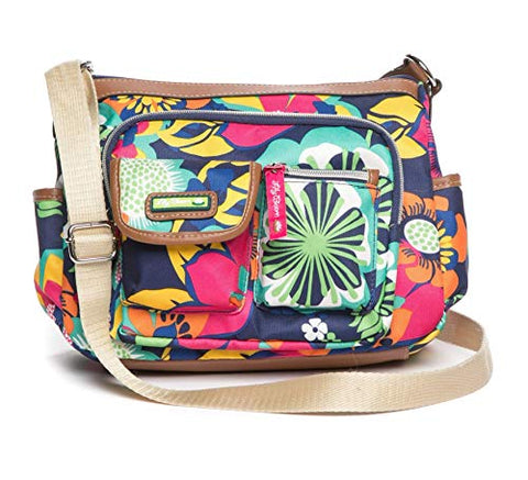 Lily Bloom Libby Cross Body Messenger (FLORAL FIESTA)